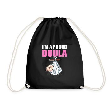 Obstétricien Sage-femme Doula Bébé Obstétricien - Sac de sport léger - noir - Devant