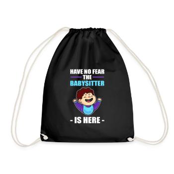 Baby-sitter Gardien Baby-sitting Baby Feet Herding Ore - Sac de sport léger - noir - Devant