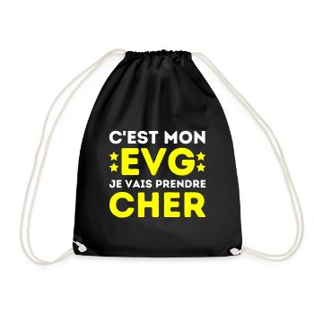 C'est Mon EVG Et Je Vais Prendre Cher Futur Marié - Sac de sport léger - noir - Devant