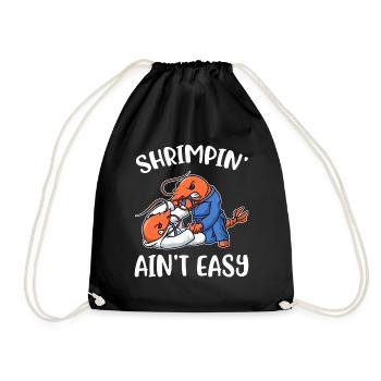 Shrimpin Aint Easy Jiu Jitsu Cadeau - Sac de sport léger - noir - Devant