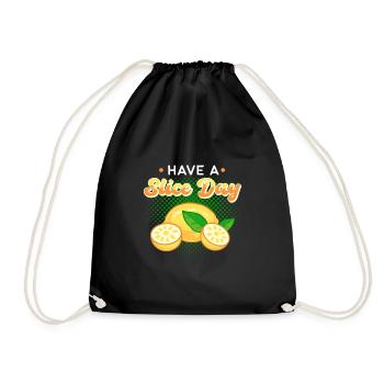 Avoir une tranche de jour Lemonde Stand Lemon Juice Boss - Sac de sport léger - noir - Devant