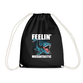 Feelin' Mosantastic Prehistoric Mosasaurus - Sac de sport léger - noir - Devant