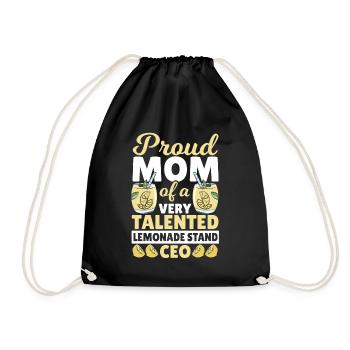 Fière maman d’un PDG de stand de limonade très talentueux - Sac de sport léger - noir - Devant