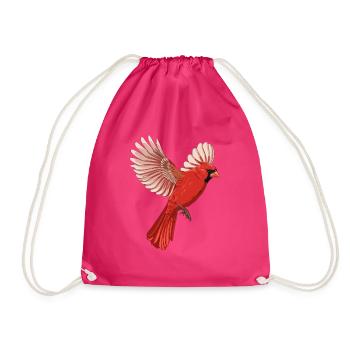 Oiseau volant Cardinal Rouge - Sac de sport léger - fuchsia - Devant