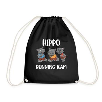 Hippo Running Team Hippo Cadeau - Sac de sport léger - noir - Devant
