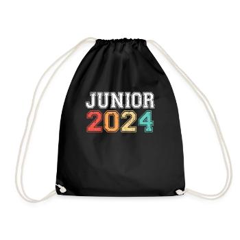 Junior 2024 Graduation Rétro Vintage - Sac de sport léger - noir - Devant