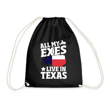 Tous mes ex-petits amis vivent au Texas - Sac de sport léger - noir - Devant
