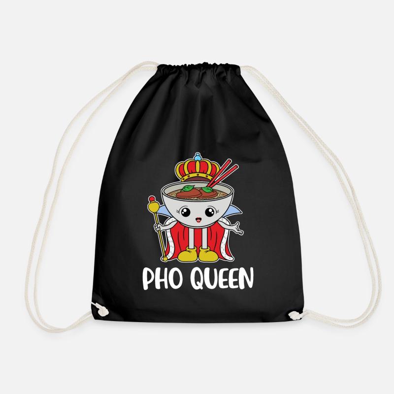 Pho Queen Pho Geschenk - Turnbeutel - Schwarz