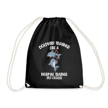 Dolphin Trainer Dolphin Cadeau - Sac de sport léger - noir - Devant