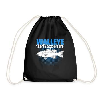 Doré Chuchoteur Pêche au doré Chasse au poisson - Sac de sport léger - noir - Devant