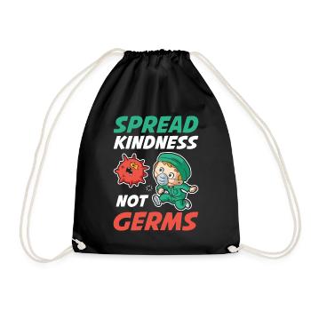 Répandre la gentillesse Cadeau d’infirmière - Sac de sport léger - noir - Devant