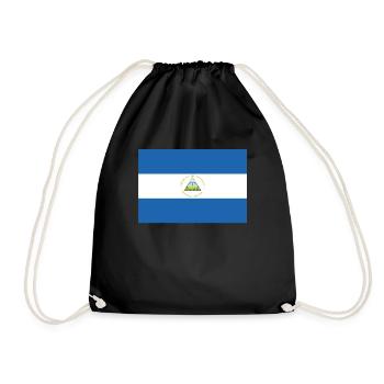 Drapeau officiel du Nicaragua Nicaragua Country Pride - Sac de sport léger - noir - Devant