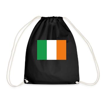 Drapeau officiel de l’Irlande Irish Country Pride - Sac de sport léger - noir - Devant