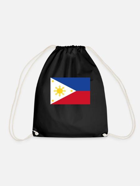 Drapeau officiel des Philippines Philippine Country Pride - Sac de sport léger - noir