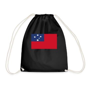 Drapeau officiel samoa Samoa Nation Pride - Sac de sport léger - noir - Devant