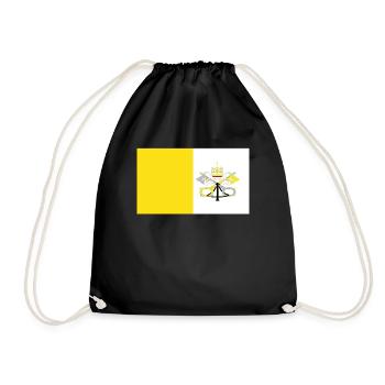 Offizielle Virginia Flagge English Country Pride - Turnbeutel - Schwarz - Vorne