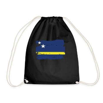 Drapeau officiel de Curaçao Curaçao Country Pride - Sac de sport léger - noir - Devant