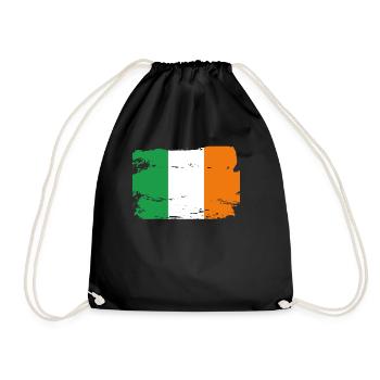 Drapeau officiel de l’Irlande Irish Country Pride Vintage - Sac de sport léger - noir - Devant
