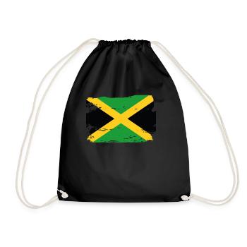 Drapeau officiel de la Jamaïque Jamaican Country Pride - Sac de sport léger - noir - Devant