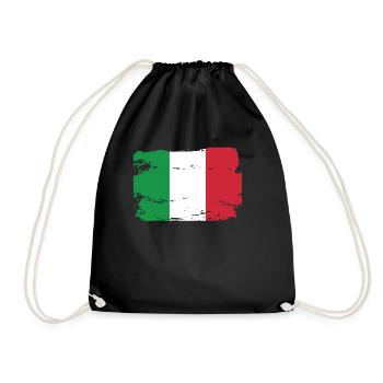 Officiel Italie Drapeau Italien Italie Country Pride - Sac de sport léger - noir - Devant