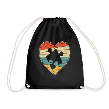 Répandre l’amour et la gentillesse New Vintage - Sac de sport léger - noir - Devant