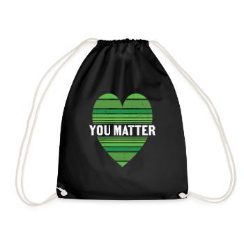 Il est normal de demander de l’aide Citations en santé mentale - Sac de sport léger - noir - Devant