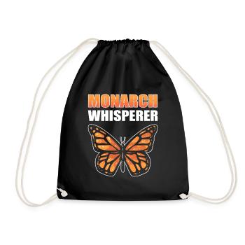Monarque Chuchoteur Monarque Papillon - Sac de sport léger - noir - Devant