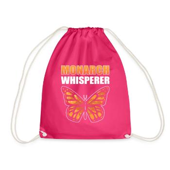 Monarque Chuchoteur Monarque Papillon - Sac de sport léger - fuchsia - Devant