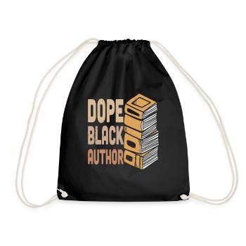 Citations d’écrivains d’auteurs noirs - Sac de sport léger - noir - Devant