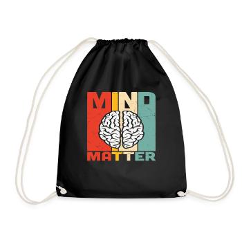 Mind Matter - Turnbeutel - Schwarz - Vorne