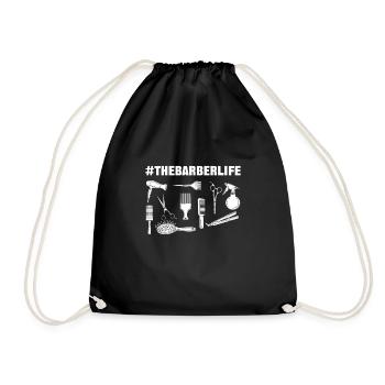 #TheBarberLife Coiffeur Coiffeur - Sac de sport léger - noir - Devant