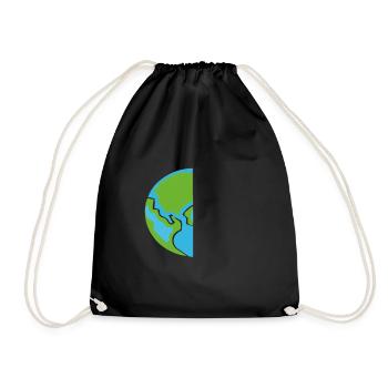 Il n’y a pas de support de protection de la planète B - Sac de sport léger - noir - Devant