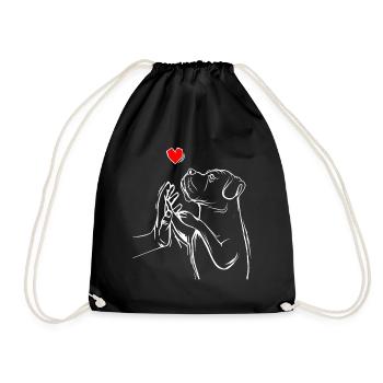 Cane Corso Chiens Chère Maîtresse - Sac de sport léger - noir - Devant