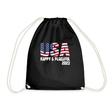 Freedom for All Humanity - Drawstring Bag - black - Front