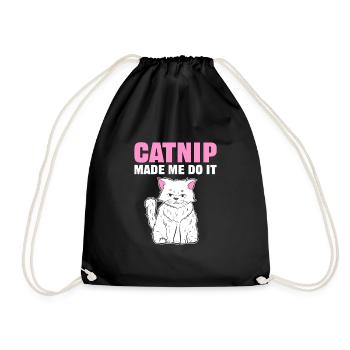 L’herbe à chat m’a fait le faire Cat Nip - Sac de sport léger - noir - Devant