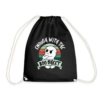 Assez avec le cadeau Boo Sheet Spirit - Sac de sport léger - noir - Devant