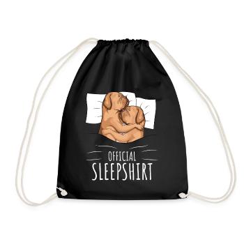 Dogue de Bordeaux Chemise de nuit Dogue - Sac de sport léger - noir - Devant