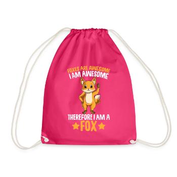 Renards enfants - Sac de sport léger - fuchsia - Devant