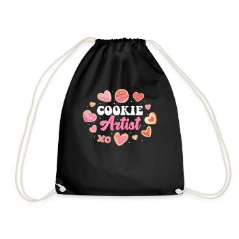 Cookie Artist Cookie Gift - Sac de sport léger - noir - Devant