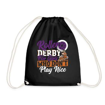 Roller Skating Roller Derby Roller Skating Roller Roller - Sac de sport léger - noir - Devant