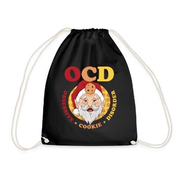 TOC obsessionnel Cookie Disorder Cookie Gift - Sac de sport léger - noir - Devant
