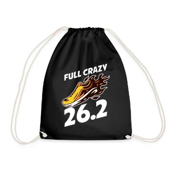 Cadeau Full Crazy 26.2 Marathon - Sac de sport léger - noir - Devant