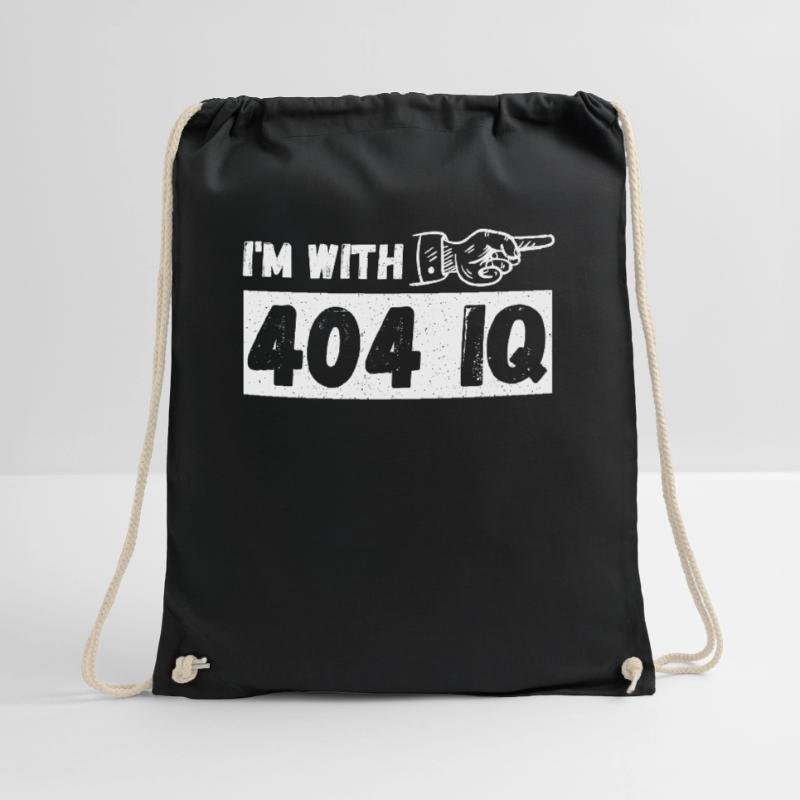 I'm with Stupid 404 Error Programmer Coding Turnbeutel