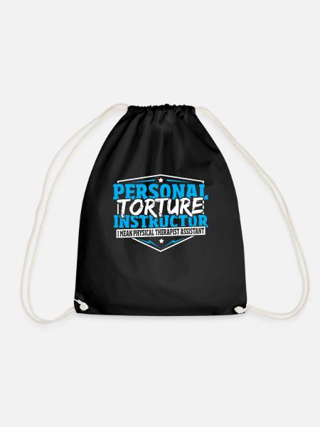 Personal Torture Instructor Physical Therapist - Turnbeutel - Schwarz