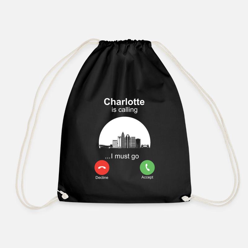 Charlotte is Calling - Turnbeutel - Schwarz