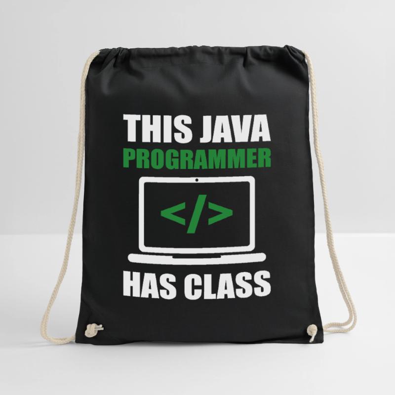 This Java Programmer has Class Programming Coding Turnbeutel