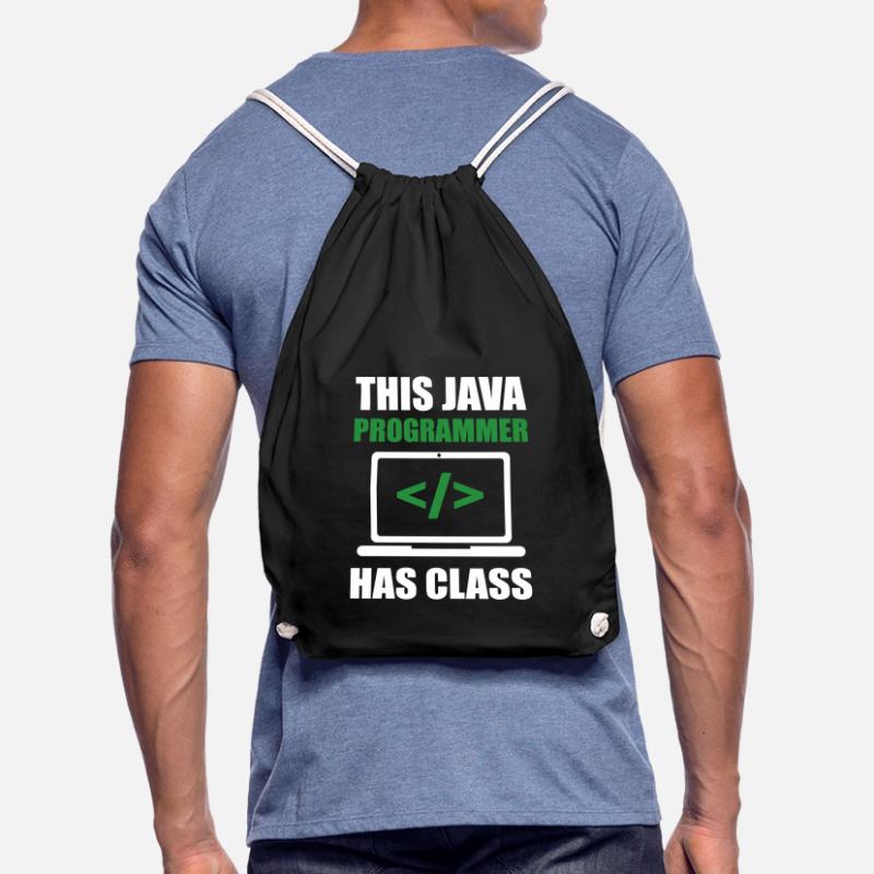 This Java Programmer has Class Programming Coding Turnbeutel