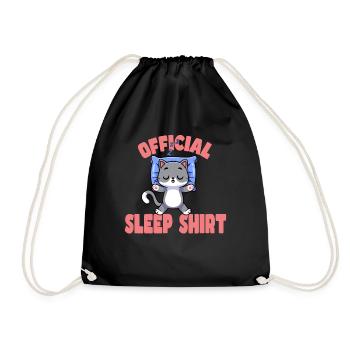 Good night - Drawstring Bag - black - Front