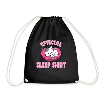Good night - Drawstring Bag - black - Front
