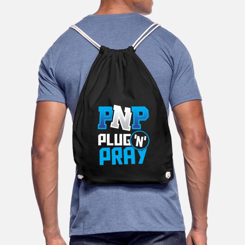 PnP = Plug'n'Pray Programming Programmer Coding Turnbeutel